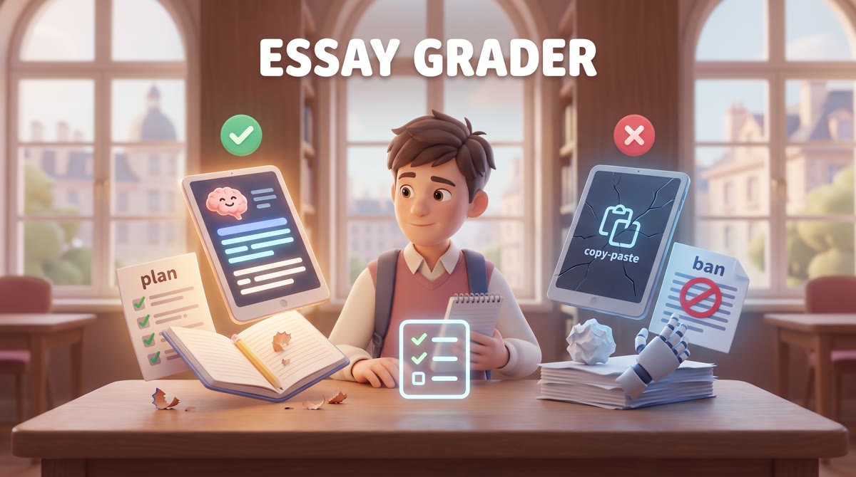 ethics of using an AI college essay grader within school AI policies
